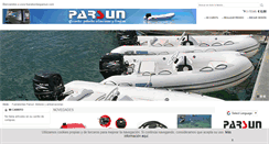 Desktop Screenshot of fuerabordasparsun.com